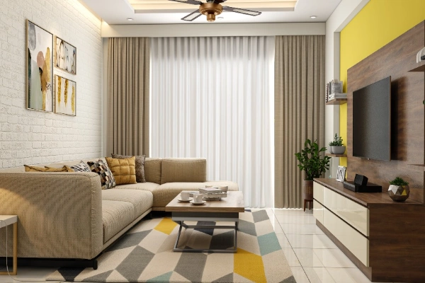 An elegant and sophisticated Living room set up for mature sensibility